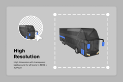 Public Transportation 3D Icon Set Product Image 3