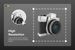 Retro Analog Device 3D Icons Product Image 3