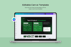 Tech Infographic Cards with Hover UI Style Product Image 3