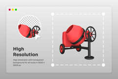 Industrial Machinery 3D Icon Pack Product Image 3