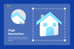 UI Mobile App Essentials 3D Icon Pack Product Image 3