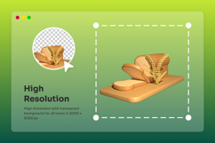 Healthy &amp; Organic Food 3D Icon Pack Product Image 3