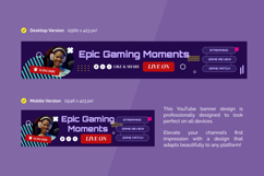 eSports Gaming Channel Banner Product Image 3