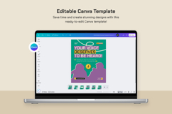 Modern Podcast Carousel Template Product Image 3