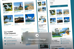 Adventure Travel Landing Page Layout Product Image 3