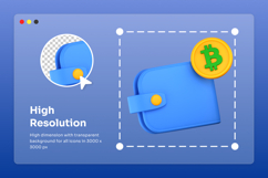 FinTech 3D Finance Icon Pack Product Image 3