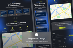 Energetic Fitness Landing Page UI Kit Product Image 3