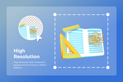 STEM Education 3D Icon Pack Product Image 2