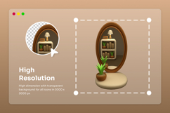 Furniture and Decor 3D Icon Set Product Image 3