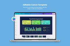 Social Media Report Dashboard Infographic Product Image 3