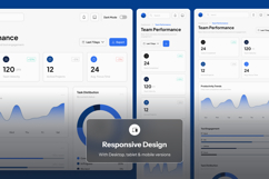 Team Analytics &amp; KPI Dashboard UI Product Image 3