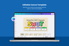 Futuristic SWOT Layout for Business Decks Product Image 3