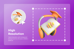 E-Learning and Online Course 3D Icon Pack Product Image 3