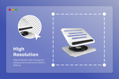 3D Icon Pack Modern Office Tech Setup Product Image 5