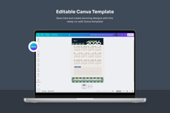 Corporate Wall Planner 2026 Modern Layout Product Image 3
