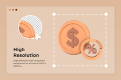 Modern FinTech 3D Icon Collection Product Image 3