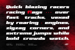 Voltpace - Modern Bold Sport Italic Racing Font Product Image 3