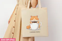 MORNING MOOD PNG, Lazy Sublimation PNG Product Image 3