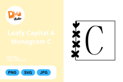 Leafy Capital Monogram Product Image 1