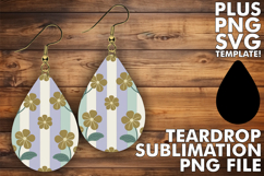 Sparkling Teardrop Earrings Ideas, Gold Flower Product Image 1