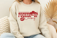 Pucker up cowboy SVG Product Image 1