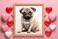 Valentine Pet Dogs Clipart, Valentine Pets Clipart Product Image 3