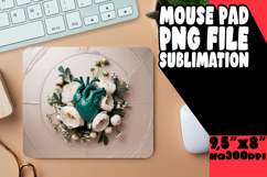 UNIQUE mouse PAD Inspirational Ideas, 3D Heart Product Image 1