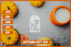 Autumn Gift Tag SVG,Autumn Tag SVG Product Image 1