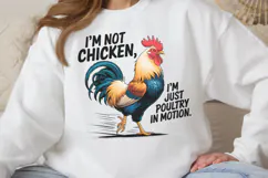 I'm not chicken, I'm just PNG, Funny Chicken Jokes Sublimati Product Image 3