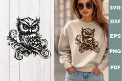 Owl SVG, Cutting board laser file Product Image 3