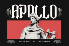 Rocky Past - Blackletter Display Font Product Image 2