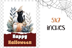 Happy Halloween Greeting Card, Halloween Wall Art Product Image 3
