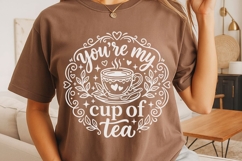 You're My Cup Of Tea Svg, Tea Lover Svg, Tea Time Svg. Product Image 4