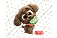 Pet Shop Clipart, Cute Big Eyed Animals, Kawaii Pets PNG Product Image 3