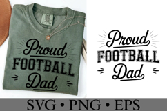 Proud Football Dad Svg | Game Day Svg | Shirt Svg Product Image 3