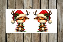 Christmas Deers | funny Sublimation Mug design bundle, PNG Product Image 3