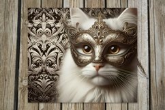 Cats in the mask | skinny tumbler Sublimation design bundle Product Image 3
