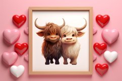 Couple Animal Valentines Day Clipart, Watercolor Couple Product Image 3