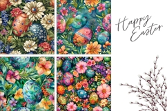 Easter Pillow Case Designs, Easter Eggs Print, Spring Pillow Product Image 3