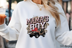 MAMA&#039;S BOY PNG, Mothers day Mom sublimation Product Image 1