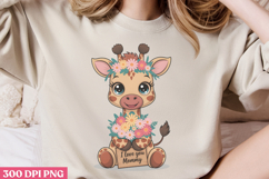 I love you mommy PNG, Cute Animals Mothers Day Clipart PNG Product Image 3