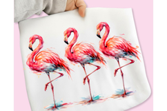 Preppy Flamingo Trio PNG, Hello Summer Flamingo PNG, Summer Product Image 8