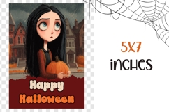 Happy Halloween Greeting Card, Kids Halloween Wall Art Product Image 3