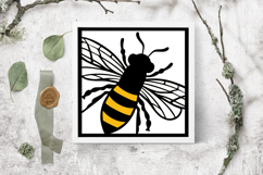 Bee papercut | Bee lightbox| Bee SVG Product Image 3