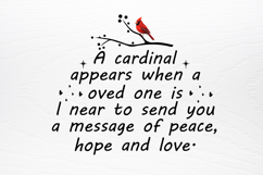 Cardinal Memorial Quotes SVG Product Image 3