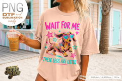 Wait for Me png, Funny Dachshund Dog Design DTF Product Image 5