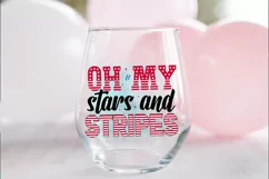 Oh my stars & stripes 4th of July Sublimation Design Product Image 3