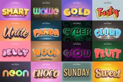 Editable Text Effects Bundle for Illustrator. Vector files Product Image 3