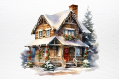 Christmas Houseplants Clipart PNG Product Image 3