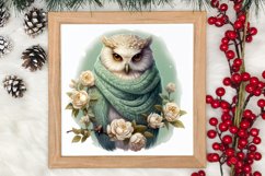 Cozy Green christmas Clipart Sublimation, Christmas PNG Product Image 3